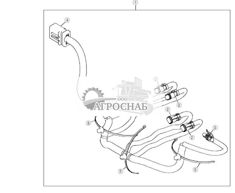 Жгут проводов распределителя погрузчика (ЭГ управление) - ST153367 106.jpg